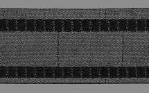 61130 Wellenband 80mm, schwarz