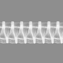 6902 Smokfaltenband 50mm, variabel