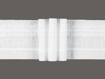 6591 Faltenband 50mm, 250%, weiß