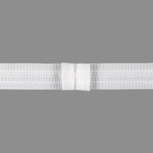 6658 Faltenband 26mm, 150%, weiß