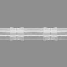 6607 Faltenband 28mm, 200%, trans