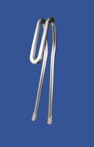 14190 Metall-Gardinenhaken nickel