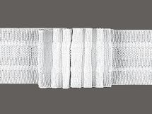 6224 Faltenband 26mm, 300%, weiß