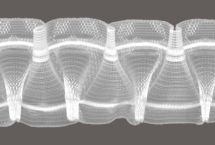 6555 Smokfaltenband 42mm, variabel