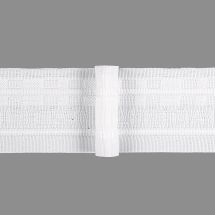 6685 Faltenband 50mm, 150%, weiß