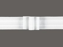 6696 Faltenband 22mm, 250%, weiß