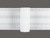 6464 Faltenband 67mm, 200%, weiß