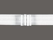 6695 Faltenband 22mm, 300%, weiß